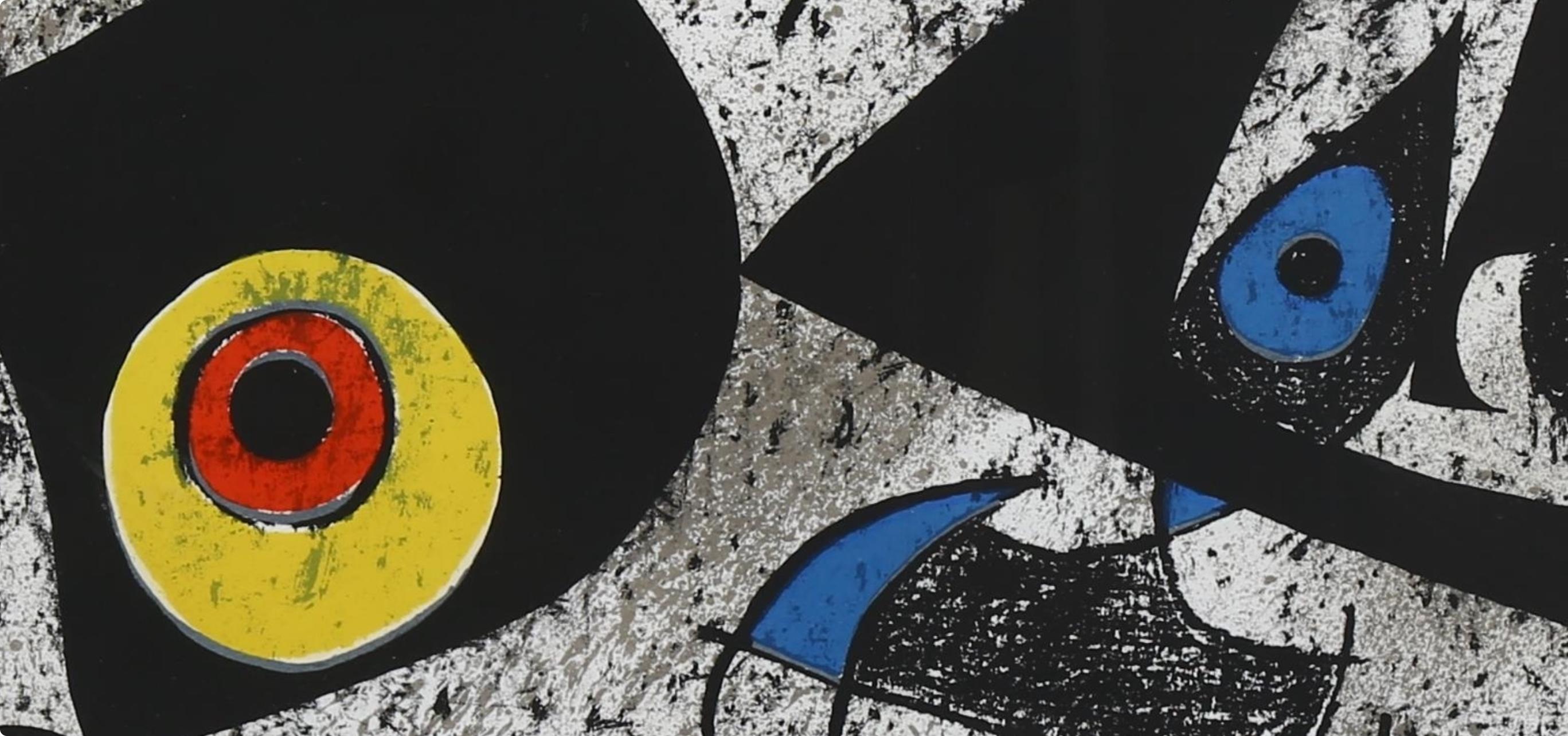 Miró, Composition (Mourlot 868), Hommage à Miró, XXe Siècle (after) - Print by Joan Miró