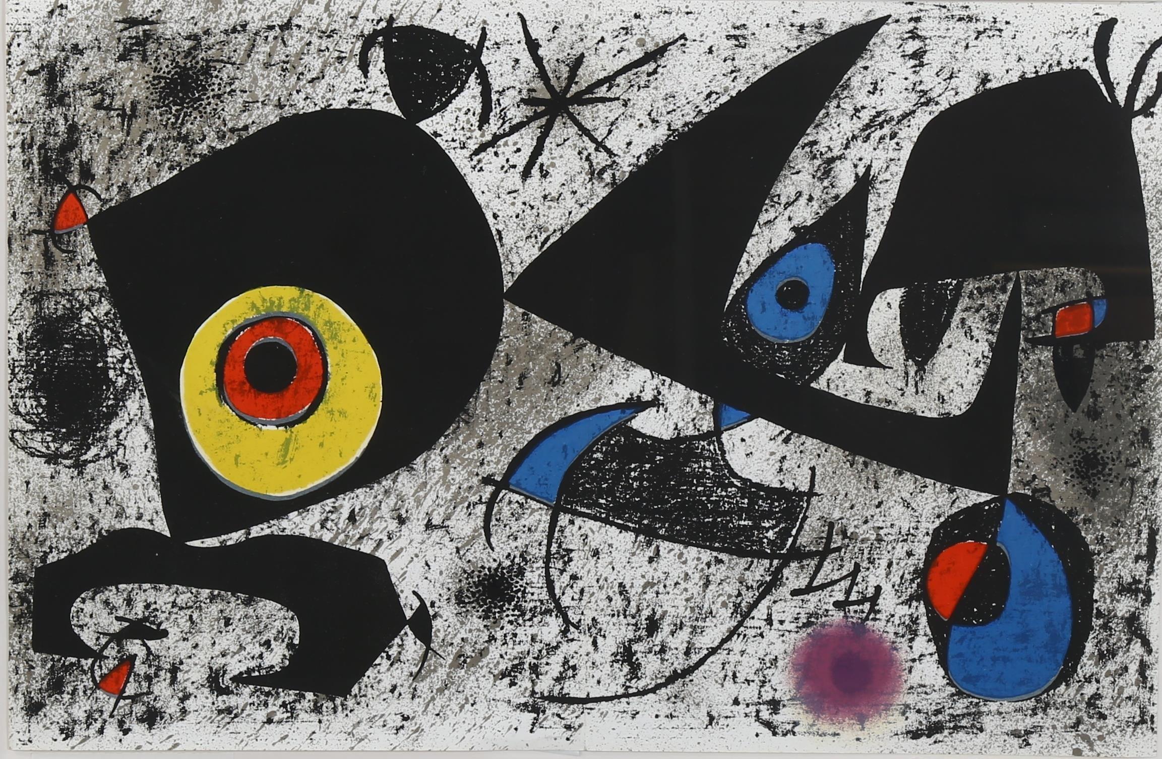 Miró, Composition (Mourlot 868), Hommage à Miró, XXe Siècle (after) For Sale 3