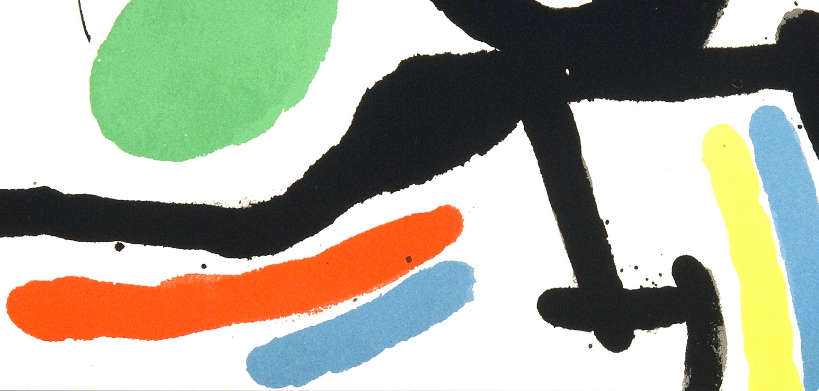 Miró, Composition (Mourlot 872-881 ; Cramer 164), El tapís de Tarragona (d'après) - Print de Joan Miró