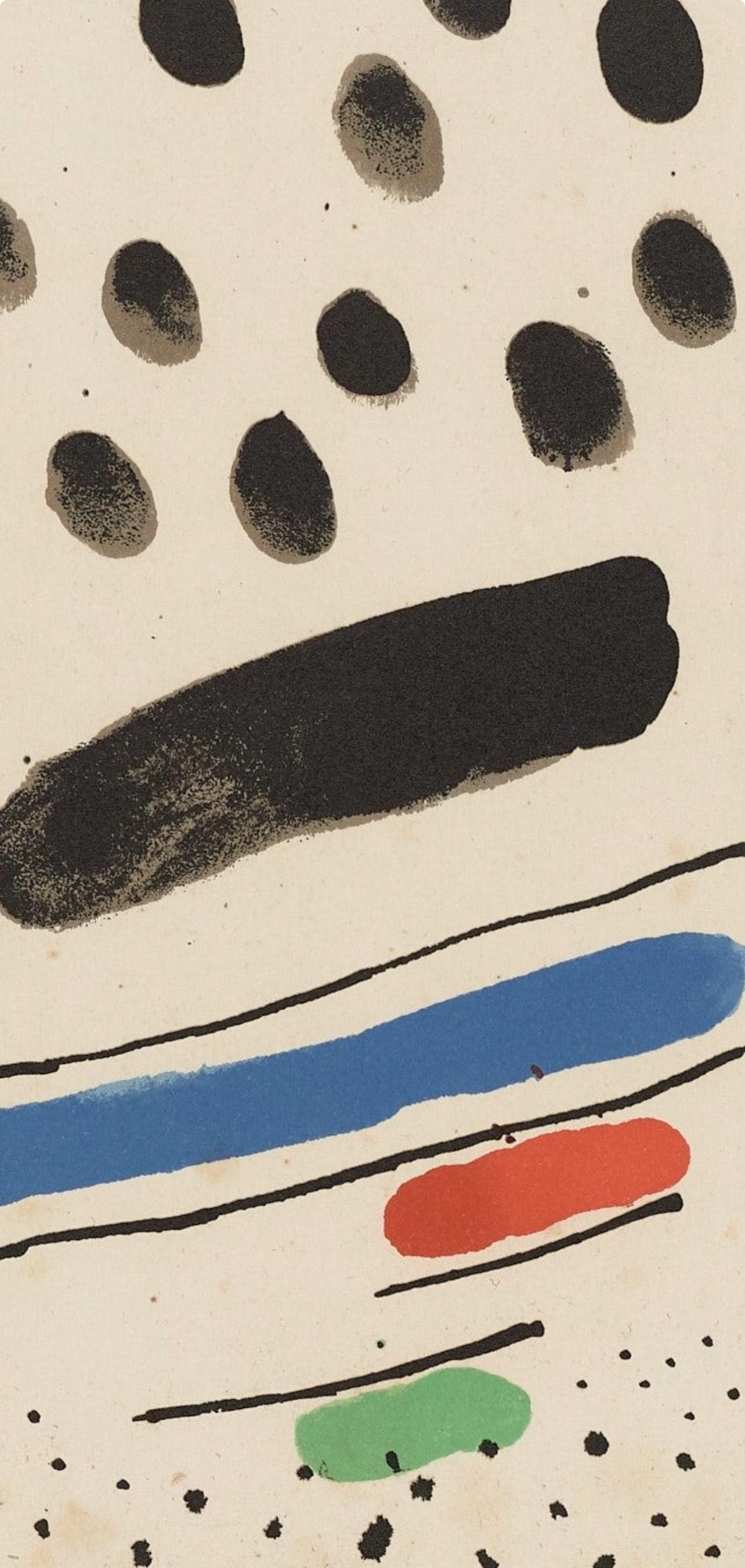 Miró, Composition (Mourlot 872-881; Cramer 164), El tapís de Tarragona (after) - Print by Joan Miró