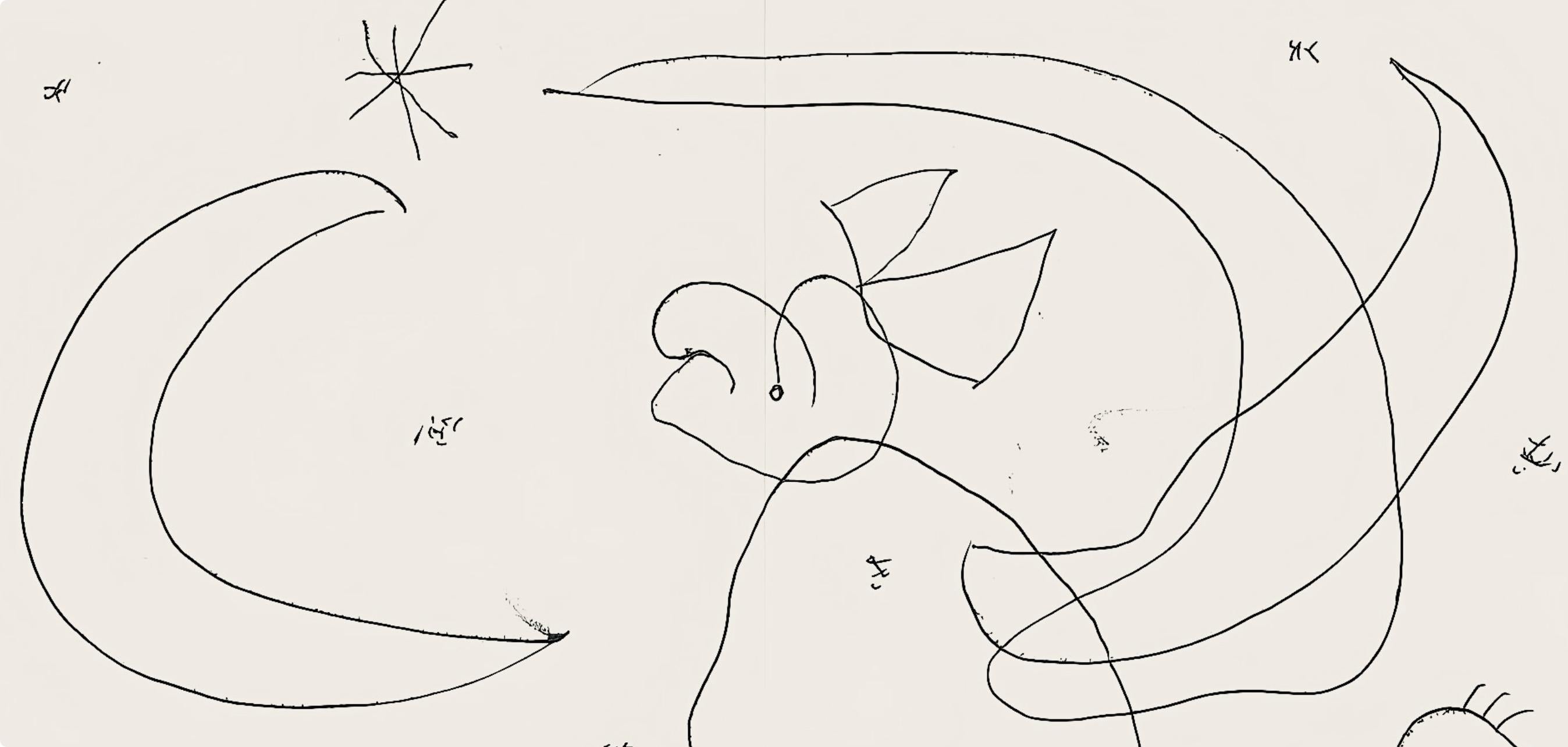 Miró, Composition (Mourlot 872-881; Cramer 164), El tapís de Tarragona (after) - Print by Joan Miró