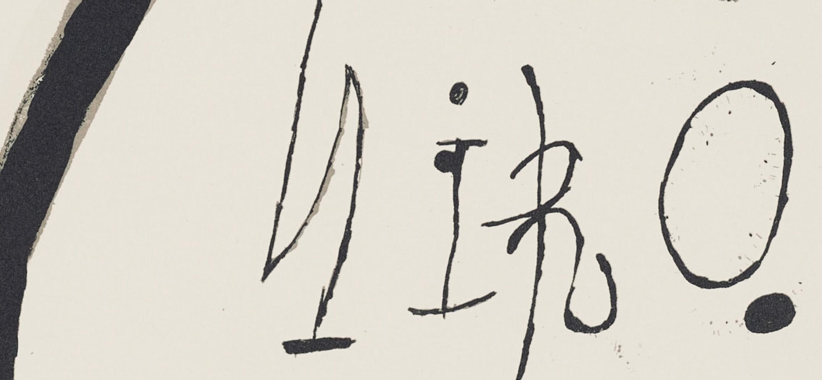 Miró, Composition (Mourlot 872-881; Cramer 164), El tapís de Tarragona (after) - Print by Joan Miró