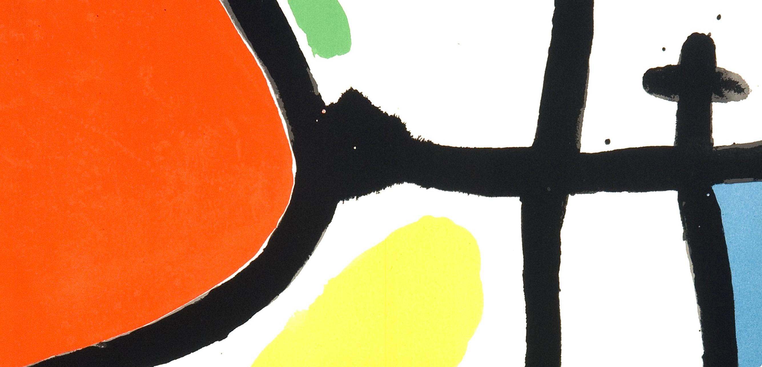 Miró, Composition (Mourlot 872-881; Cramer 164), El tapís de Tarragona (after) - Modern Print by Joan Miró