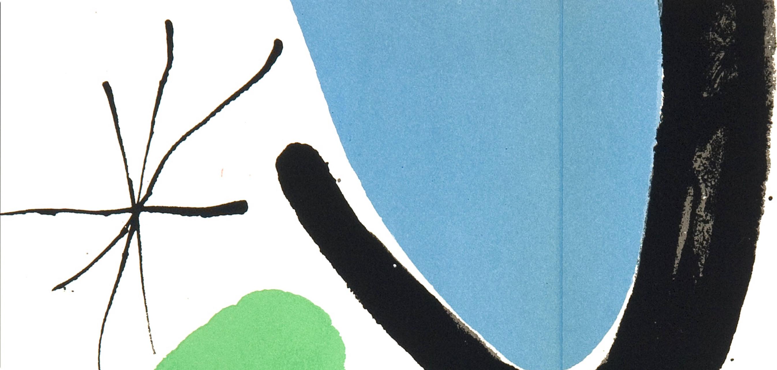 Miró, Composition (Mourlot 872-881 ; Cramer 164), El tapís de Tarragona (d'après) - Moderne Print par Joan Miró
