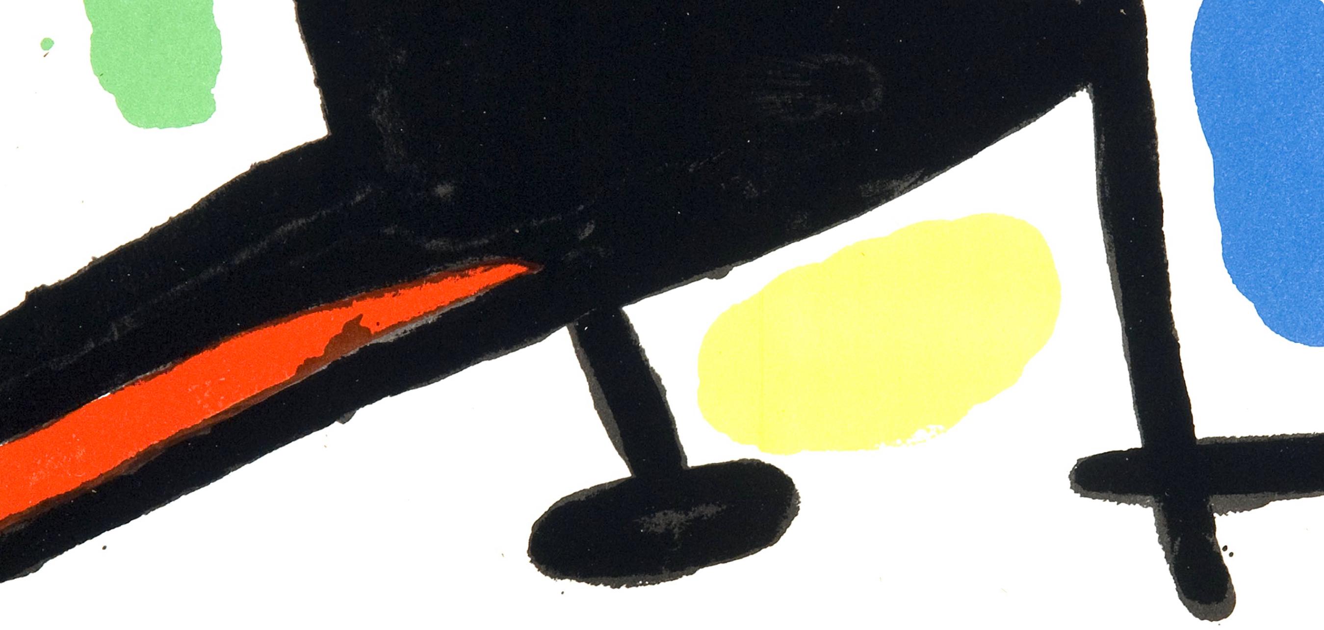 Miró, Composition (Mourlot 872-881 ; Cramer 164), El tapís de Tarragona (d'après) - Moderne Print par Joan Miró