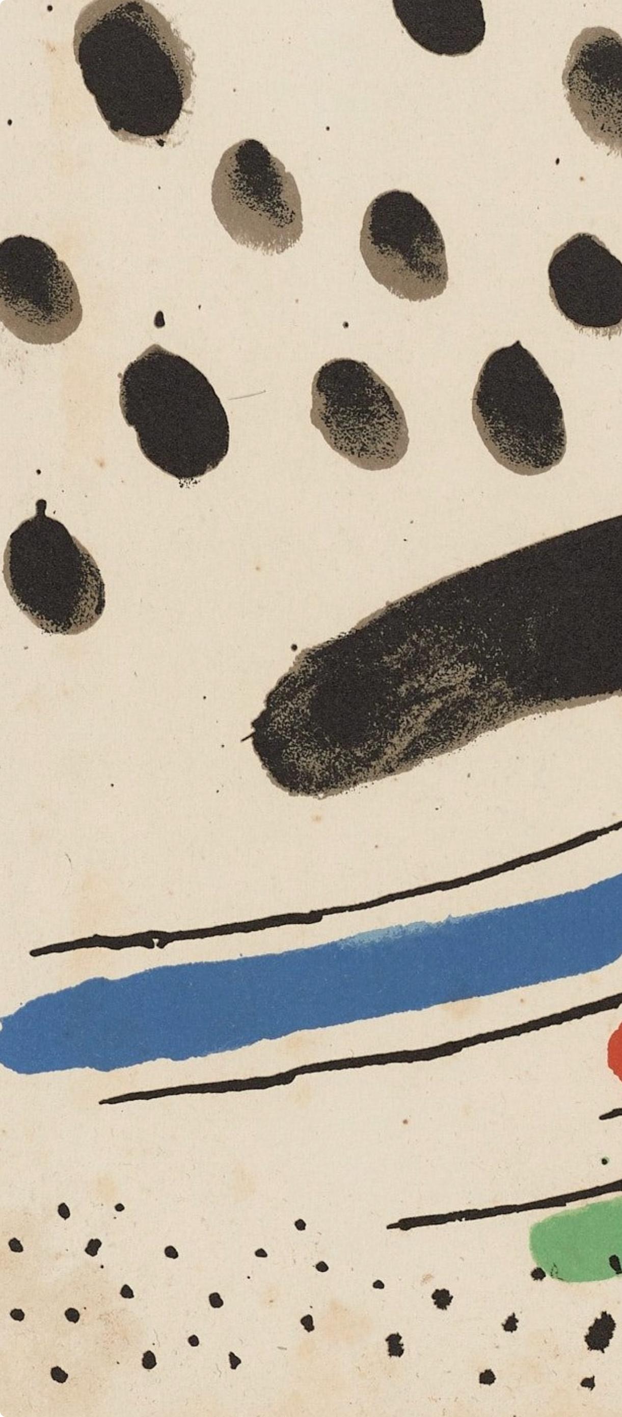 Miró, Composition (Mourlot 872-881; Cramer 164), El tapís de Tarragona (after) - Modern Print by Joan Miró