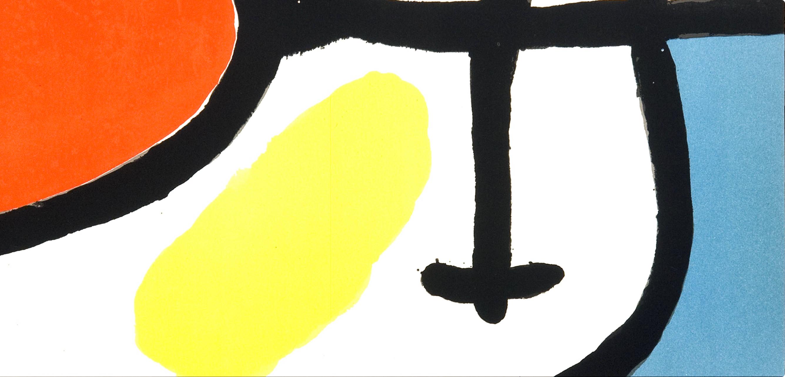 Lithograph on vélin Sarrió paper. Unsigned and unnumbered, as issued. Good condition, with centerfold, as issued. Notes: From the folio, Tapís De Tarragona, il·lustracions, Joan Miró, 1972. Published by Sala Gaspar S.L., Barcelona; printed by