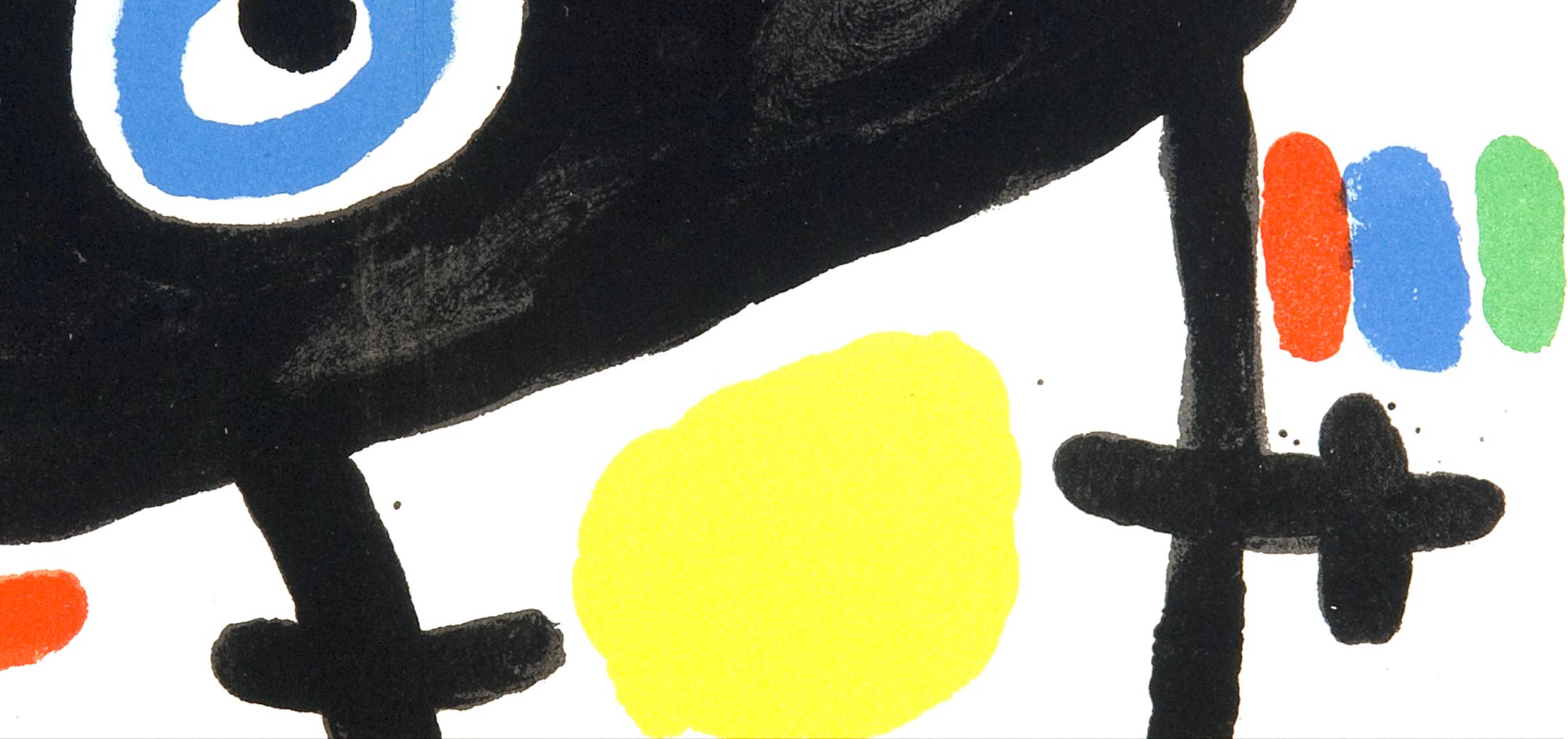 Lithograph on vélin Sarrió paper. Unsigned and unnumbered, as issued. Good condition, with centerfold, as issued. Notes: From the folio, Tapís De Tarragona, il·lustracions, Joan Miró, 1972. Published by Sala Gaspar S.L., Barcelona; printed by