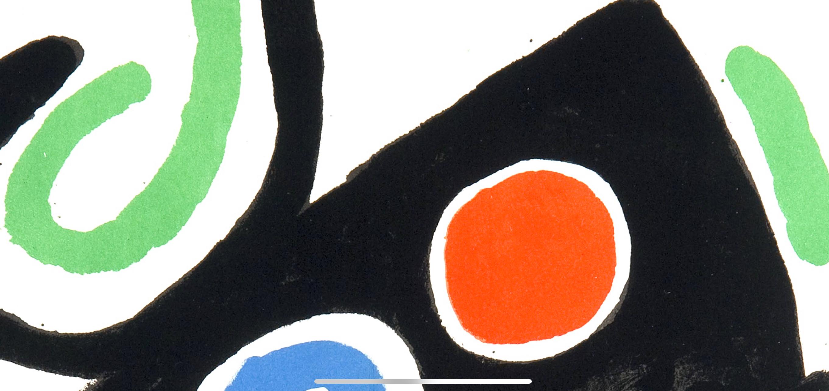 Miró, Composition (Mourlot 872-881; Cramer 164), El tapís de Tarragona (after) For Sale 1