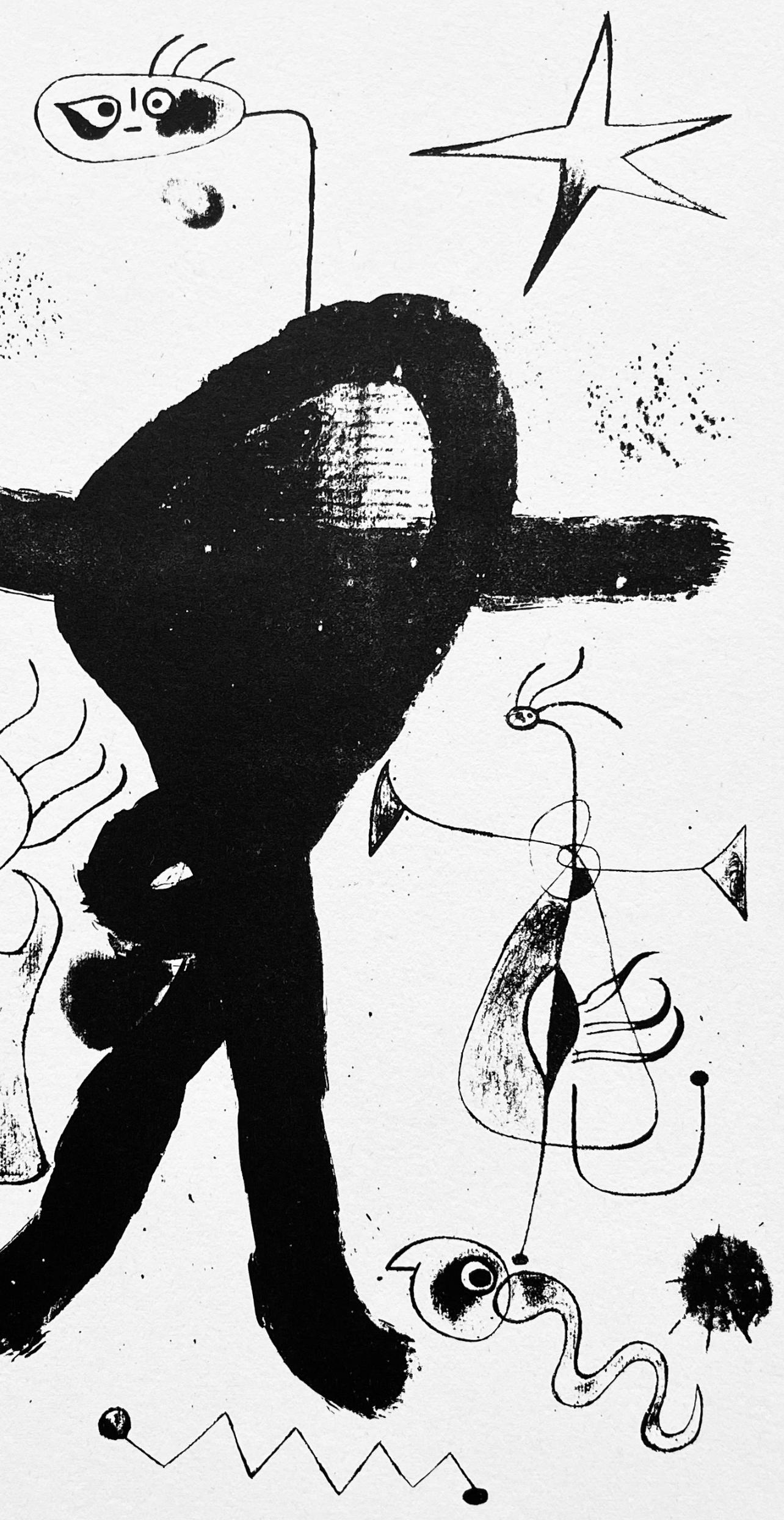 Miro, Komposition, Die Drucke von Joan Miro (after) (Surrealismus), Print, von Joan Miró
