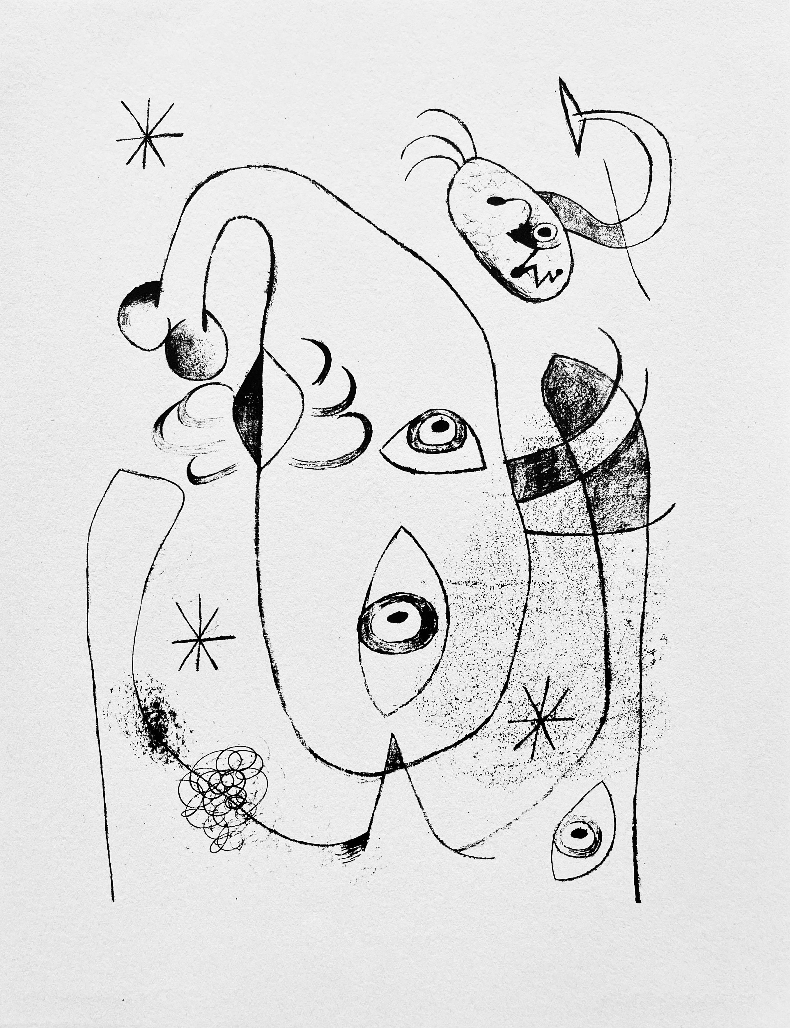 Miro, Composition, The Prints of Joan Miro (after) For Sale 2