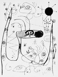 Miro, Komposition, Die Drucke von Joan Miro (after)
