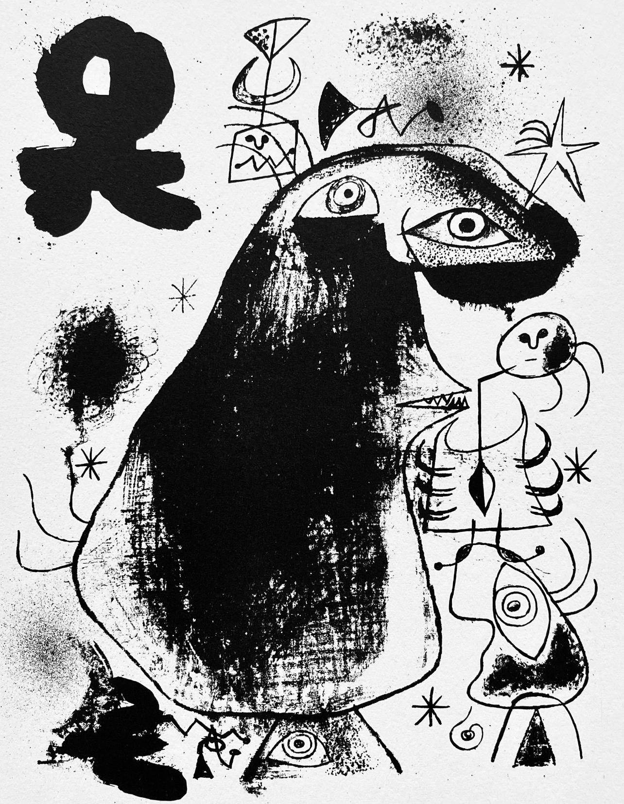 Joan Miró Abstract Print – Miro, Komposition, Die Drucke von Joan Miro (after)