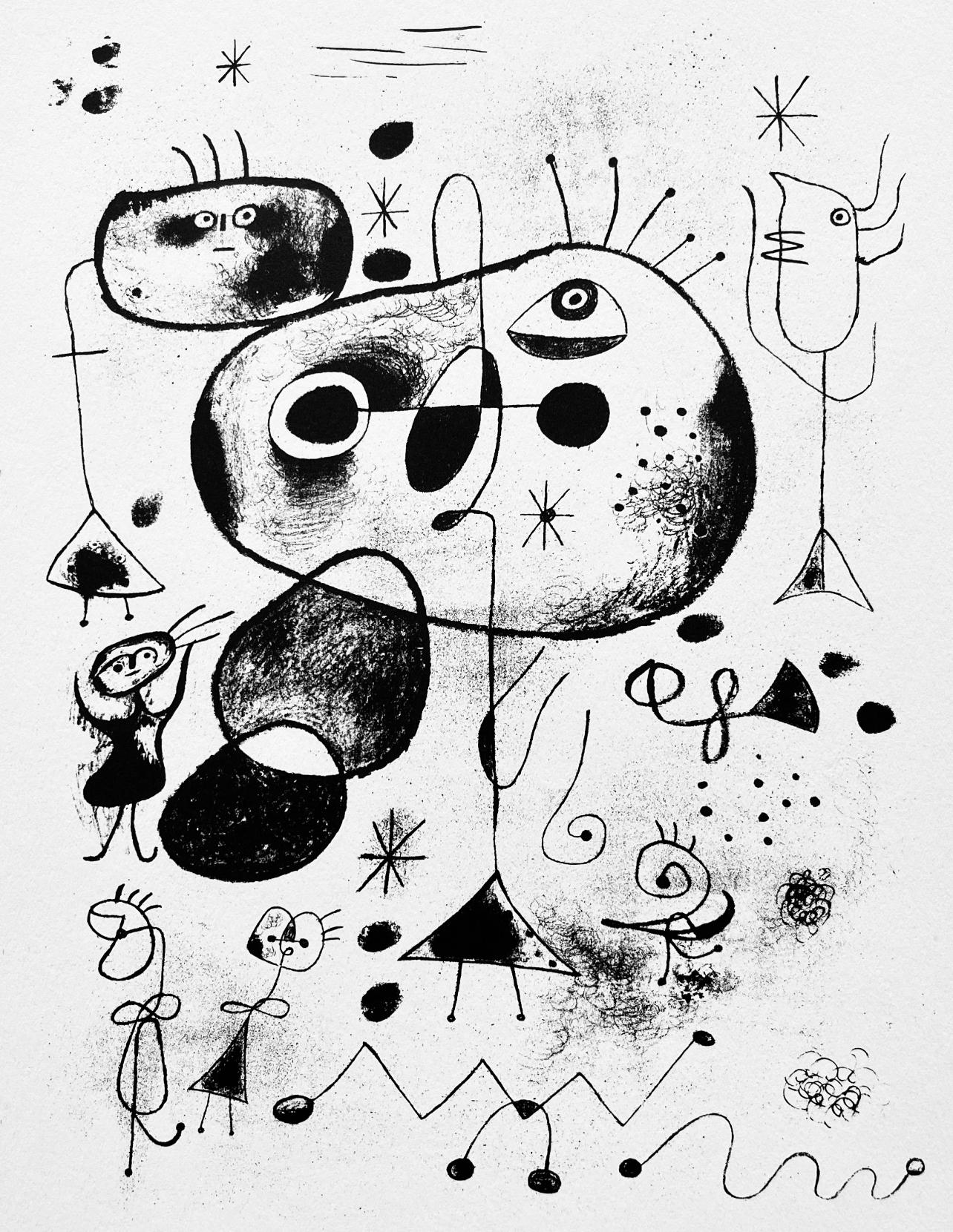 Figurative Print Joan Miró - Miro, Composition, The Prints of Joan Miro (d'après)