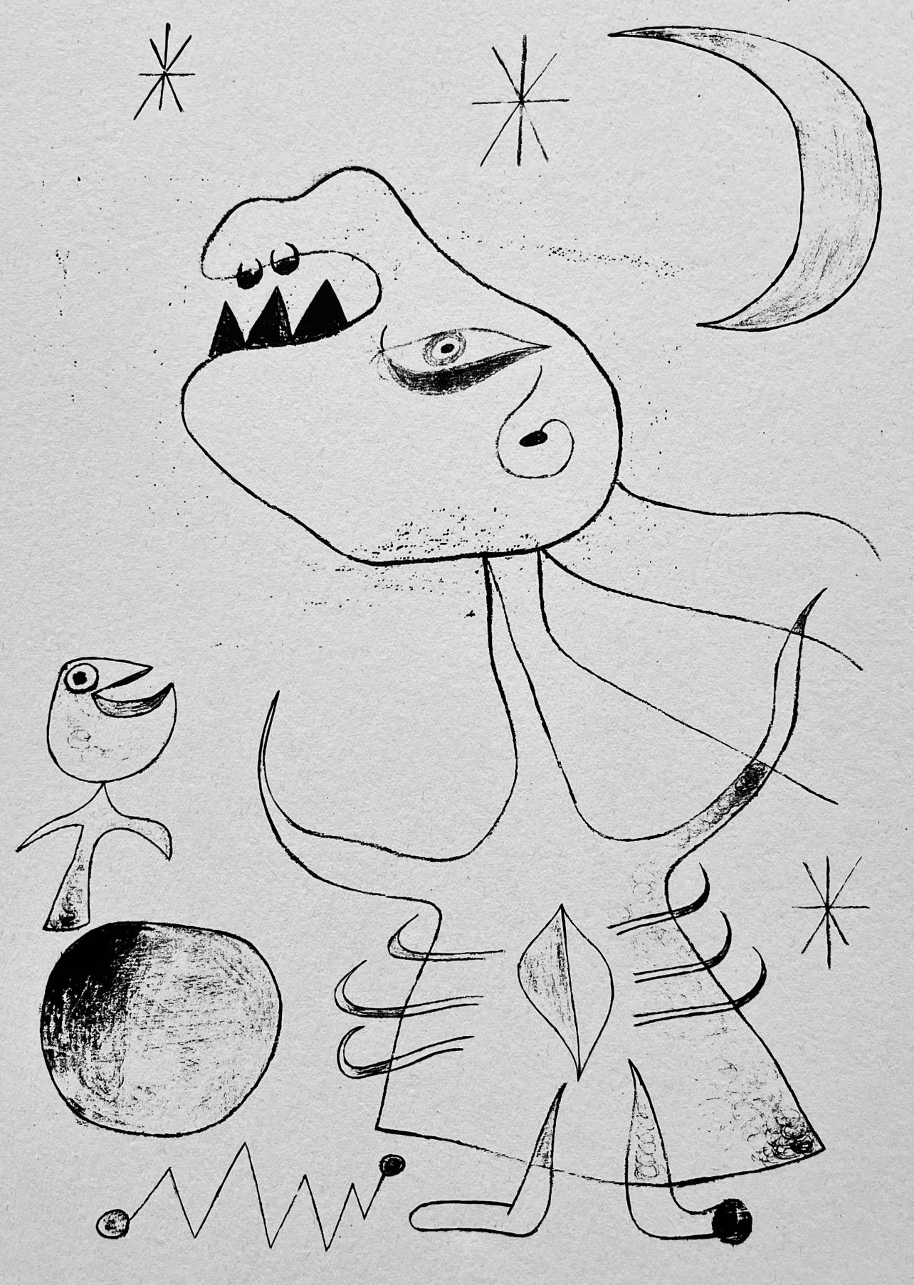 Miro, Composition, The Prints of Joan Miro (after)