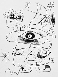 Miro, Komposition, Die Drucke von Joan Miro (after)