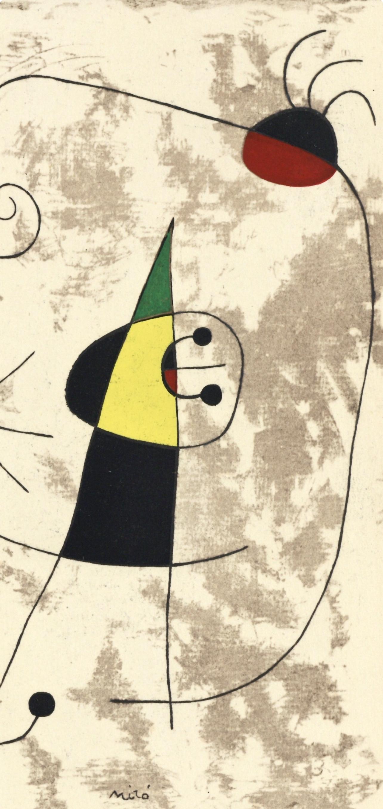 Miró, Composition, XXe Siècle (after) - Modern Print by Joan Miró