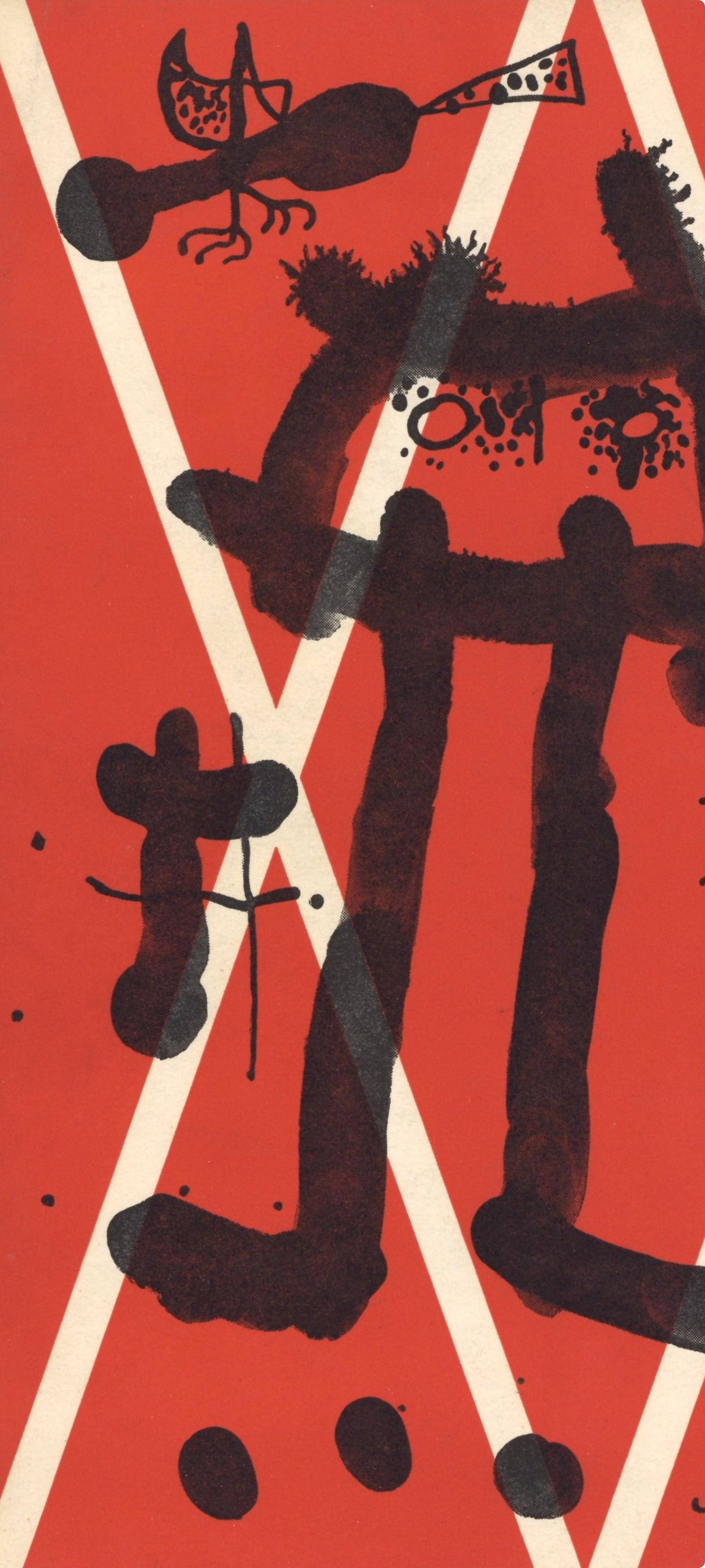 Miró, Composition, XXe Siècle (d'après) - Moderne Print par Joan Miró