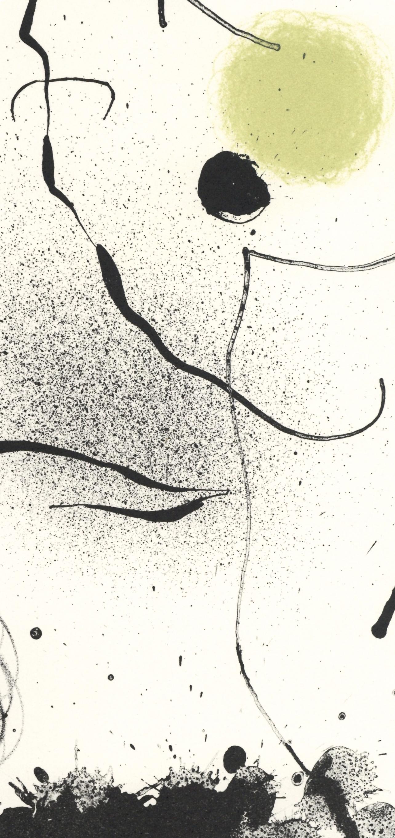 Lithograph on vélin paper.  Good condition. Notes: From the volume, XXe Siècle, vol. N° 24, 1964. Published and printed under the direction of Gualtieri di San Lazzaro, éditeur, Paris, by Société Internationale d'Art XXe siècle, Paris. Excerpted