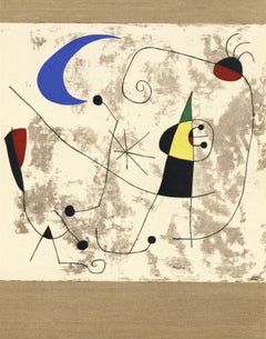 Miró, Komposition, XXe Siècle (nach)