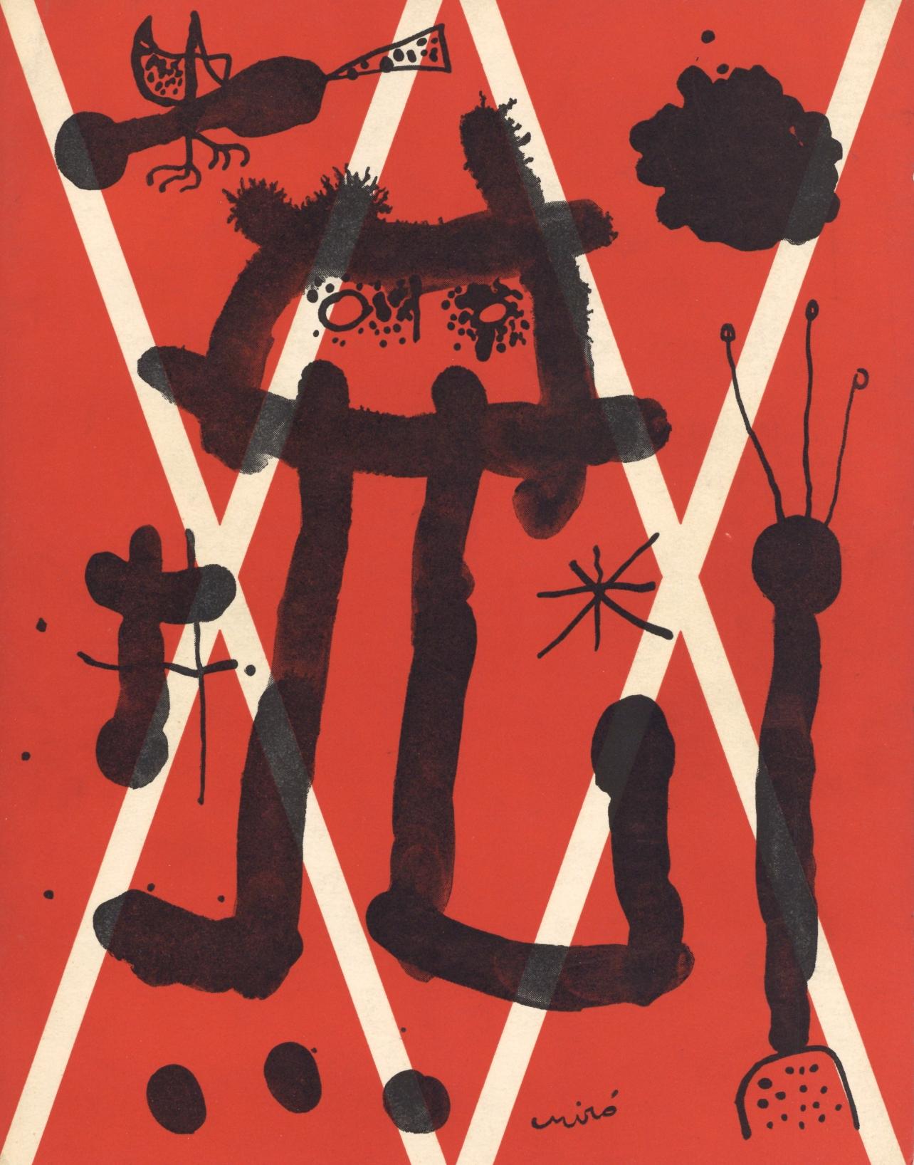 Figurative Print Joan Miró - Miró, Composition, XXe Siècle (d'après)