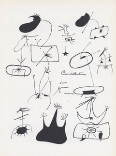 Miró, Composition, XXe Siècle (d'après)