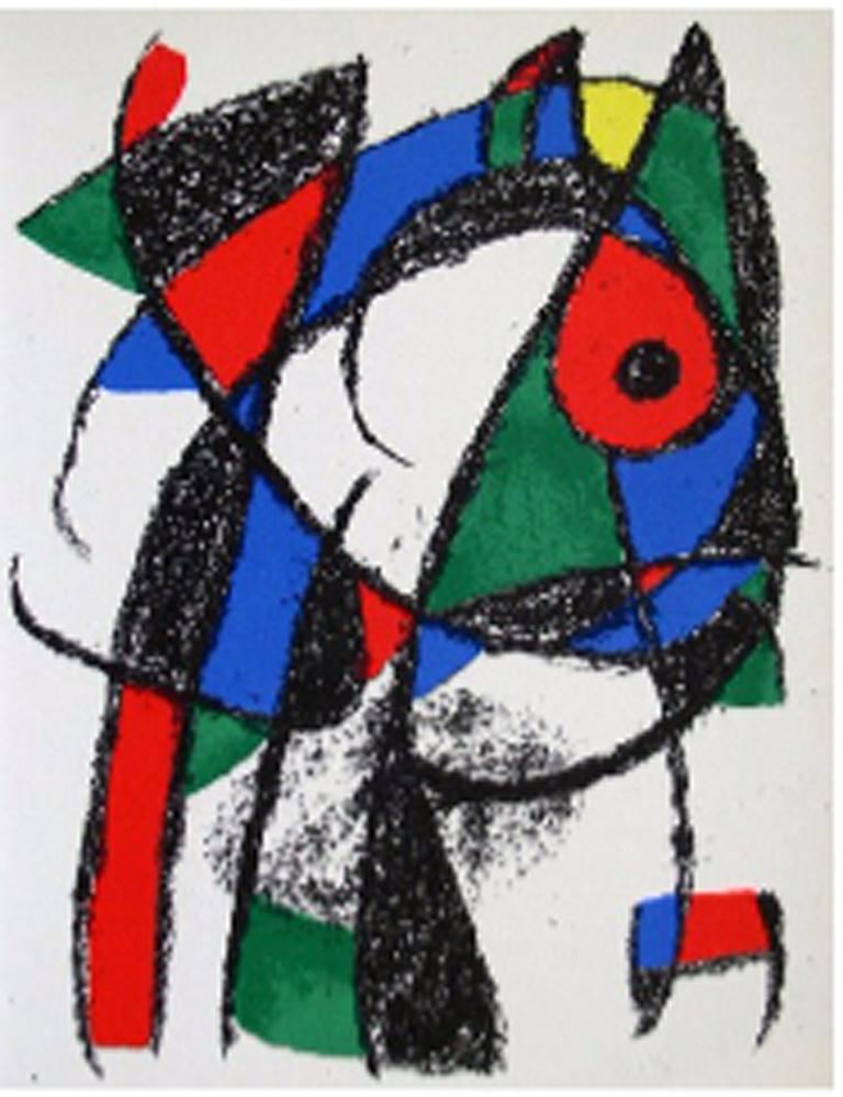 Miro Miro-Stickerei, Band II, Tafel I – Print von Joan Miró
