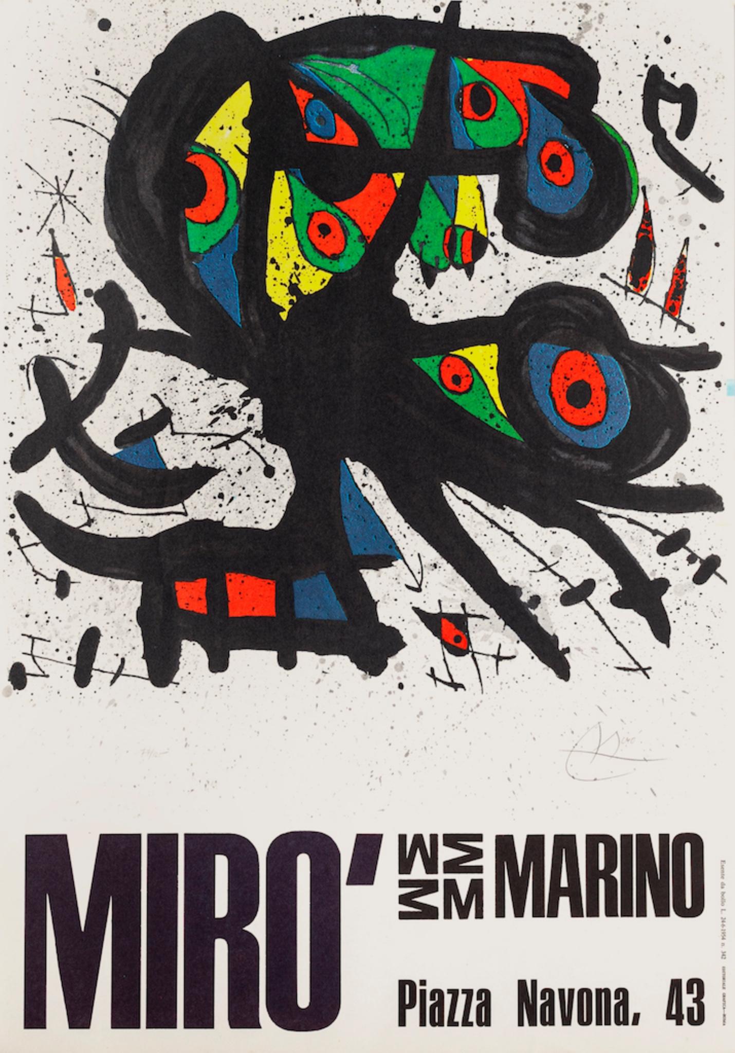 joan miro exhibition poster