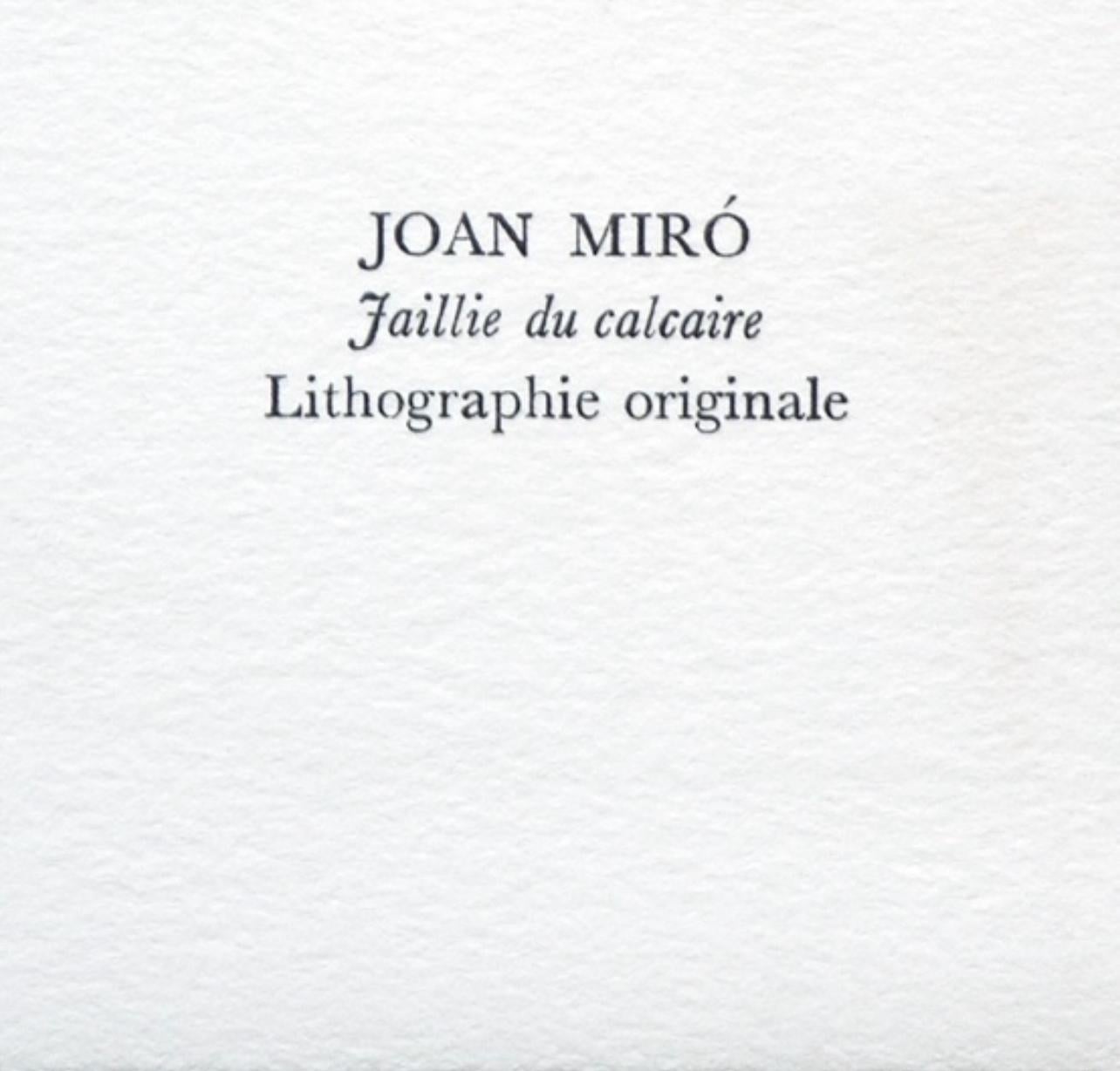 Miró, Faillie du calcaire, Souvenirs et portraits d'artistes (d'après) en vente 4