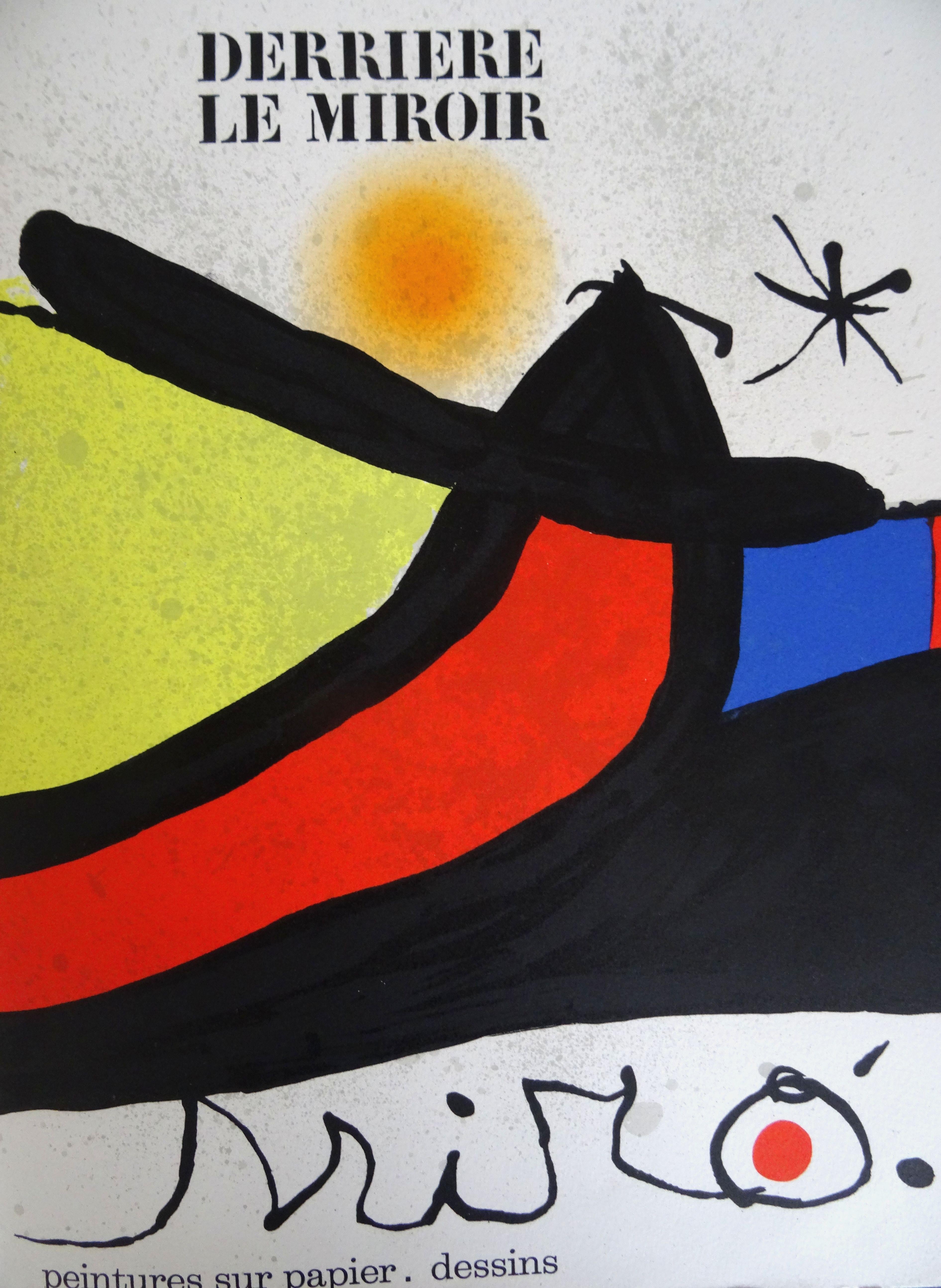 Joan Miró Abstract Print - Miro, Joan. Derriere Le Miroir, album size 39x29 cm instance nr. 62