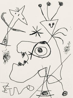 Miró, L'Aigrette (Cramer 36), Derrière le miroir (after)