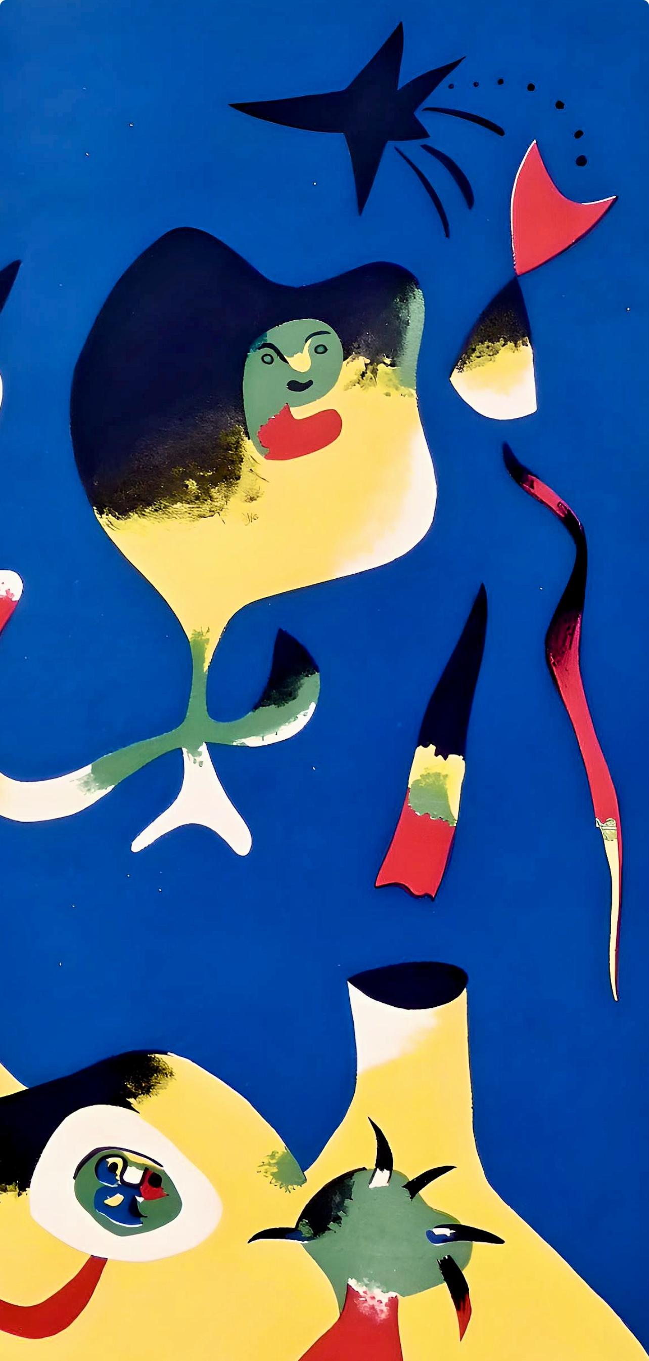 Miró, L’air (Benhoura 395), Verve: Revue Artistique et Littéraire (after) - Print by Joan Miró