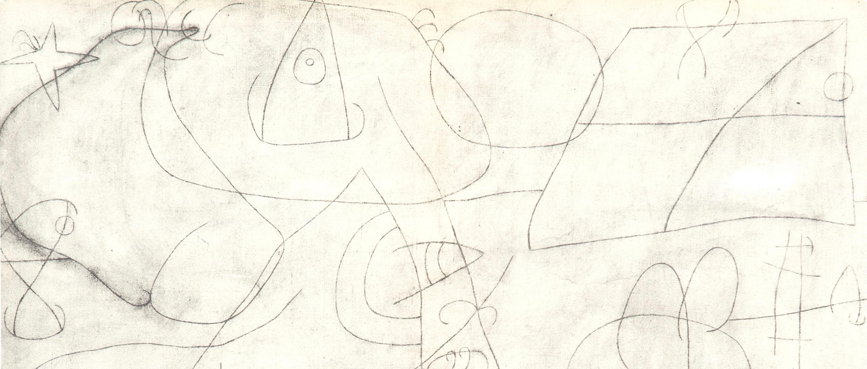 Miró, Le réveil de Madame Bou-Bou à l'aube (C. 69; D. 292; M. 286-294) (después) - Print de Joan Miró