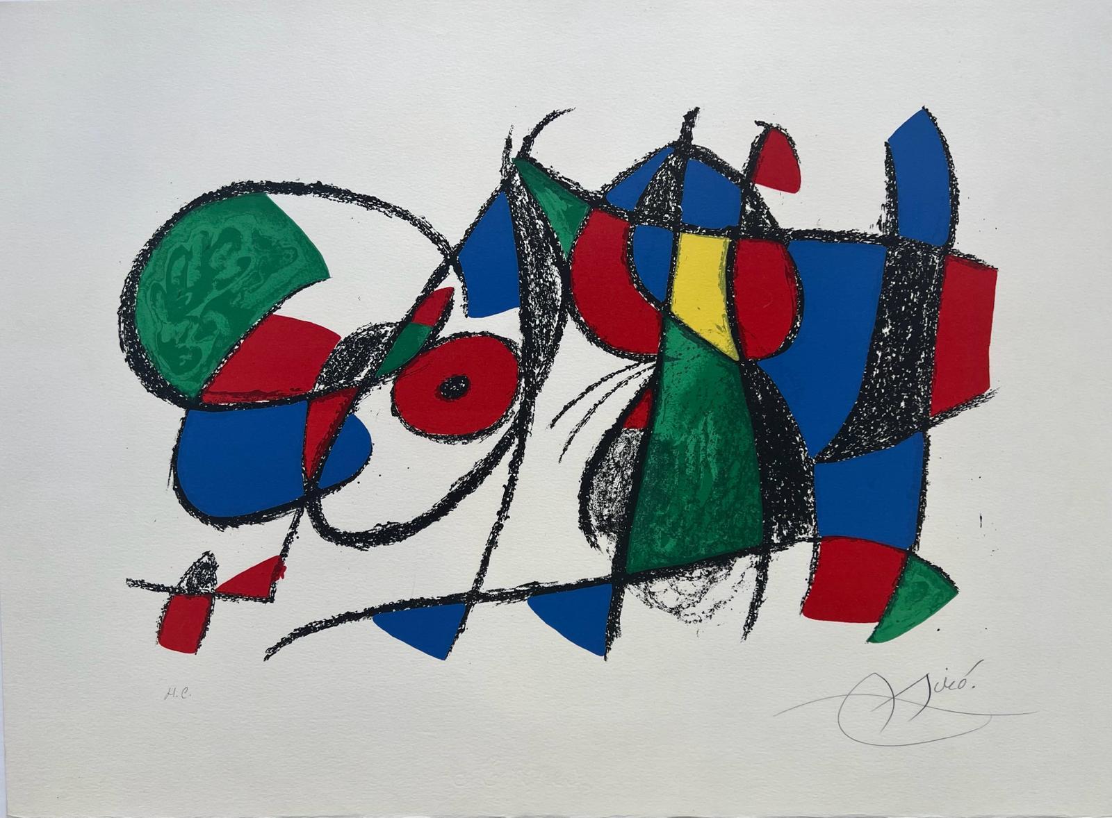 Joan Miró Abstract Print - Miro Lithograph II (Planche VIII) 