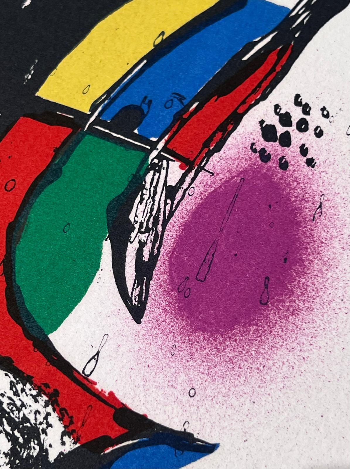 Miro Lithograph IV - Abstract Print by Joan Miró