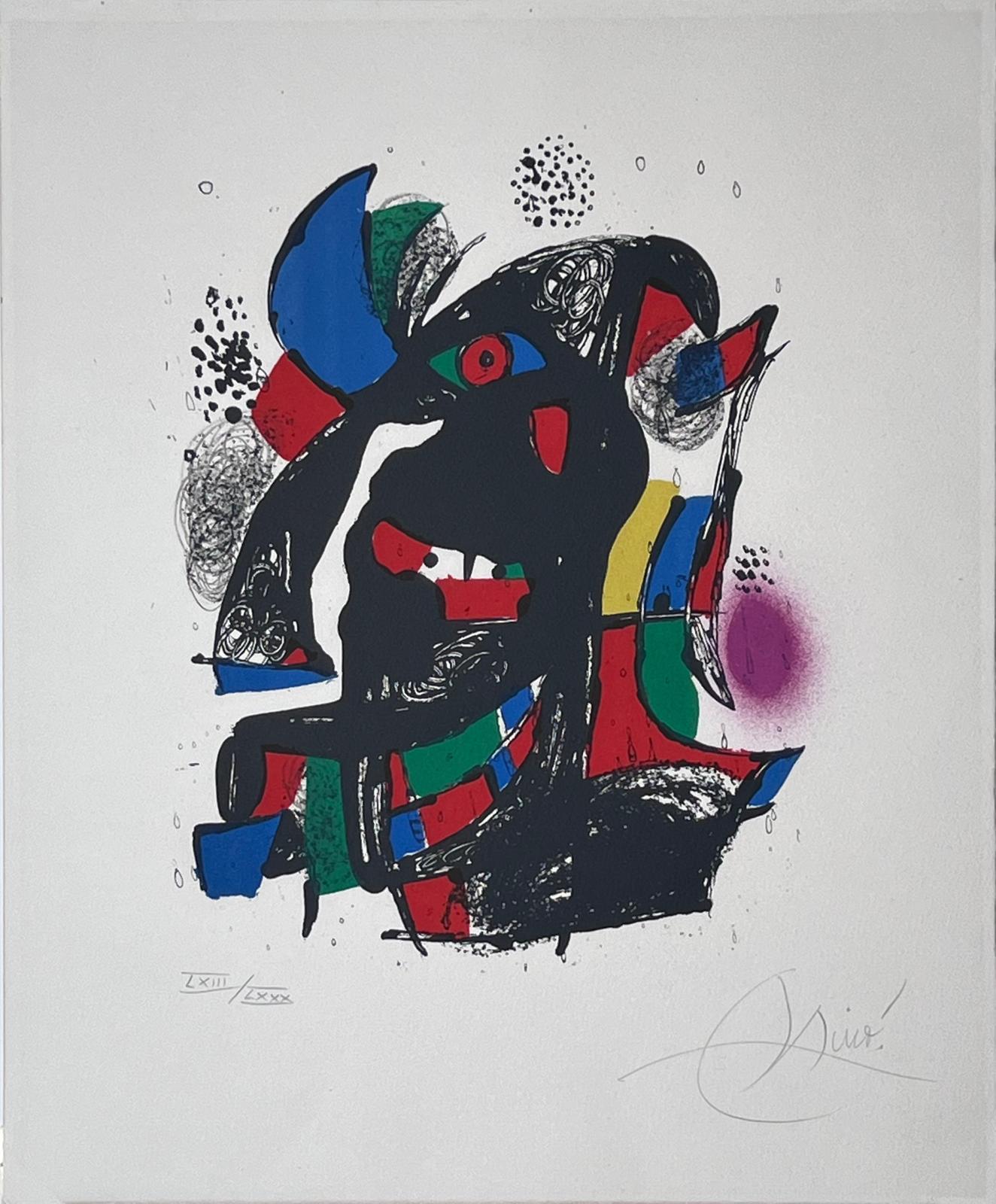 Joan Miró Abstract Print - Miro Lithograph IV
