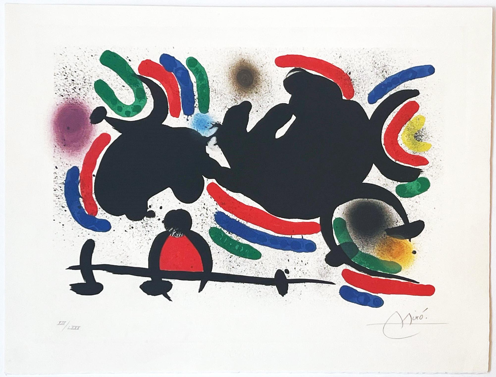 Miro Lithographie I – Print von Joan Miró