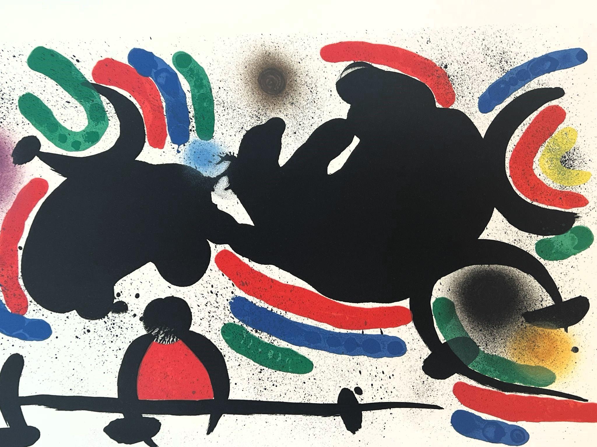Miro Lithographie I (Abstrakt), Print, von Joan Miró