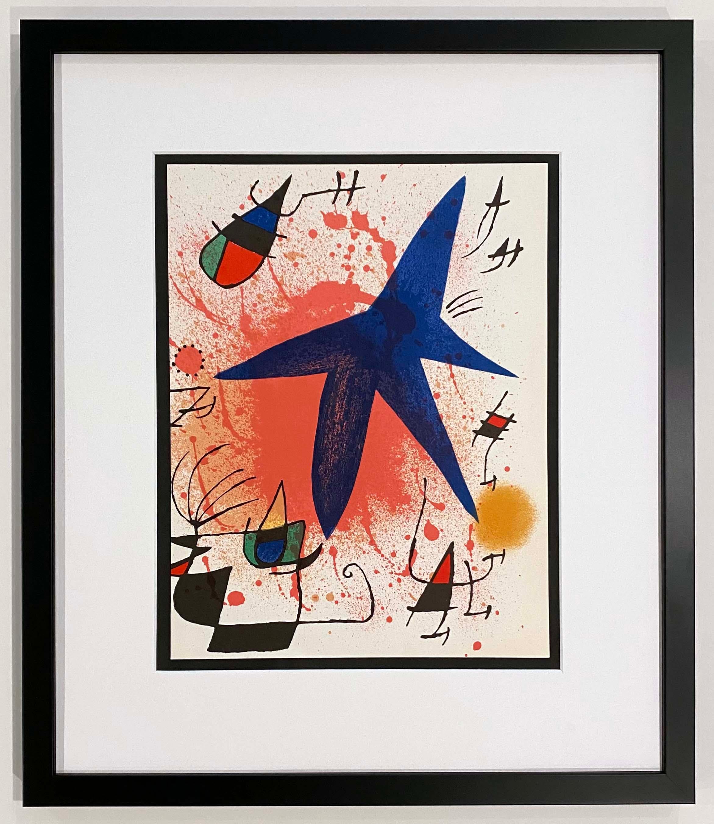 Joan Miró Abstract Print - Miro Lithographe I Plate I