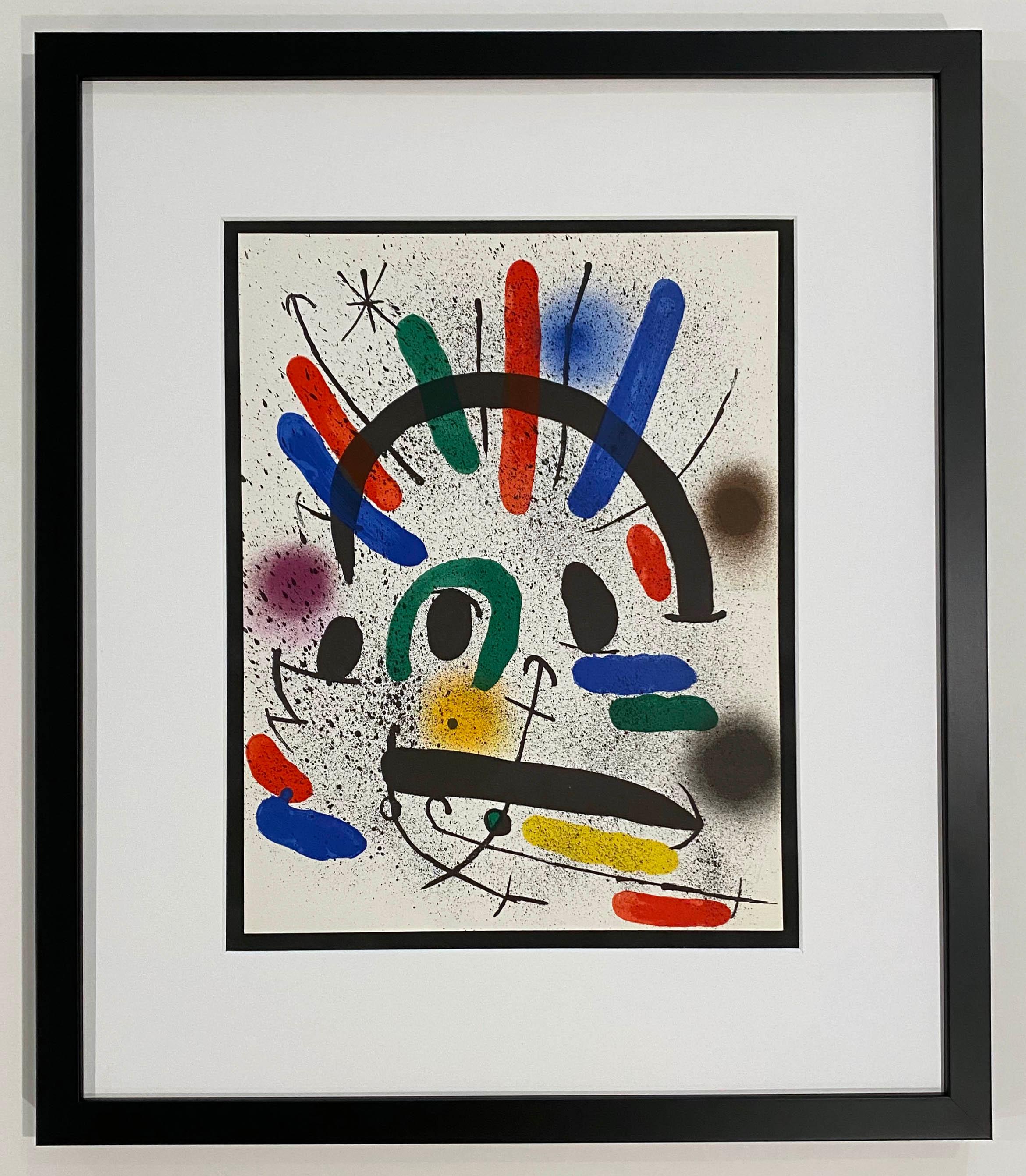 Joan Miró Abstract Print - Miro Lithographe I Plate II