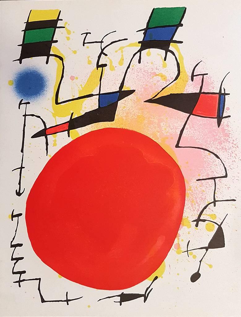 Joan Miró Abstract Print - Mirò Lithographe I - Plate III - 1972