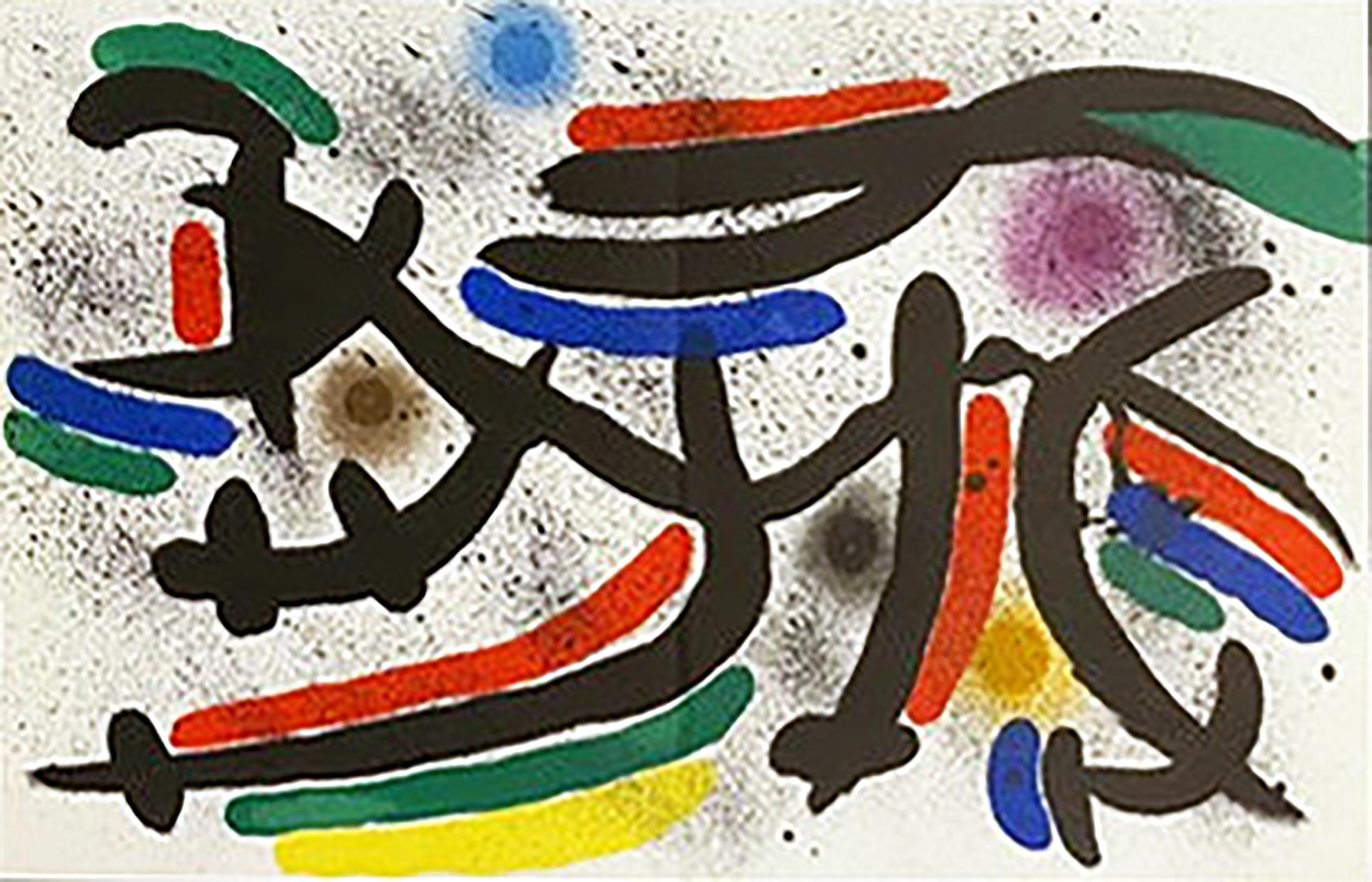 Miro Lithographe I, Plate IX - Print by Joan Miró