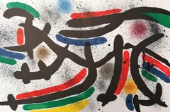 Mir Lithographe I - Planche IX - Lithographie - 1972