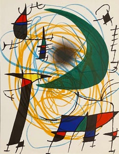 Miro Lithographe I Plate V