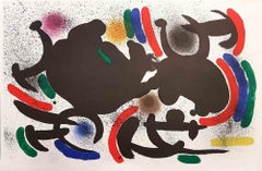 Miró Lithographe I - Plate VII - Lithograph by Joan Mirò - 1972