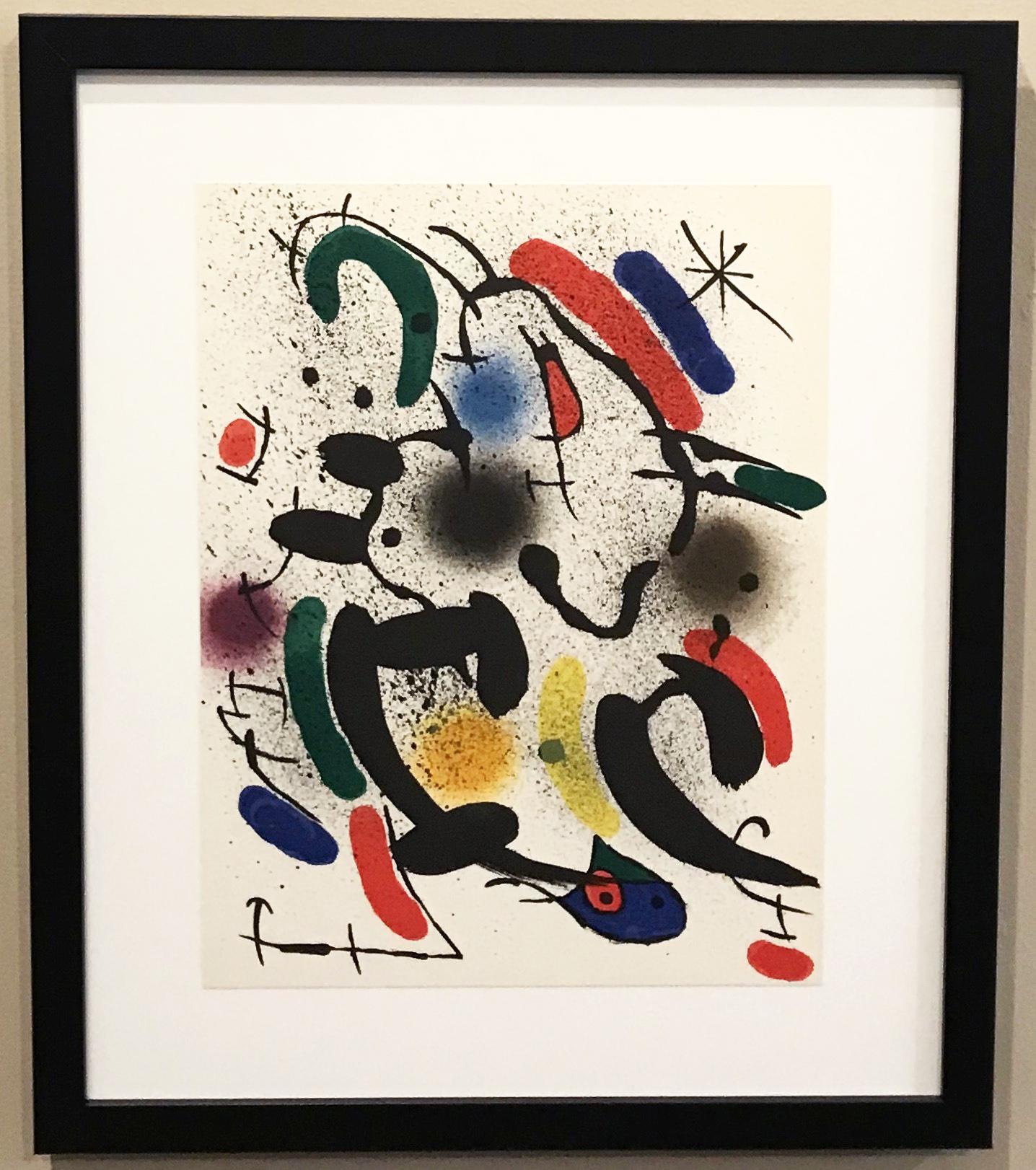 Miro Lithographe I, Plate VIII - Print by Joan Miró