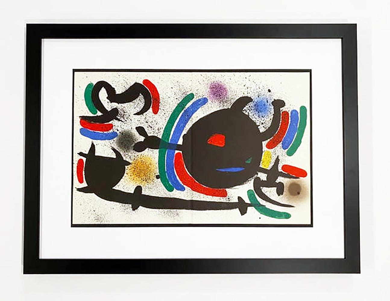 Joan Miró Abstract Print - Miro Lithographe I, Plate X