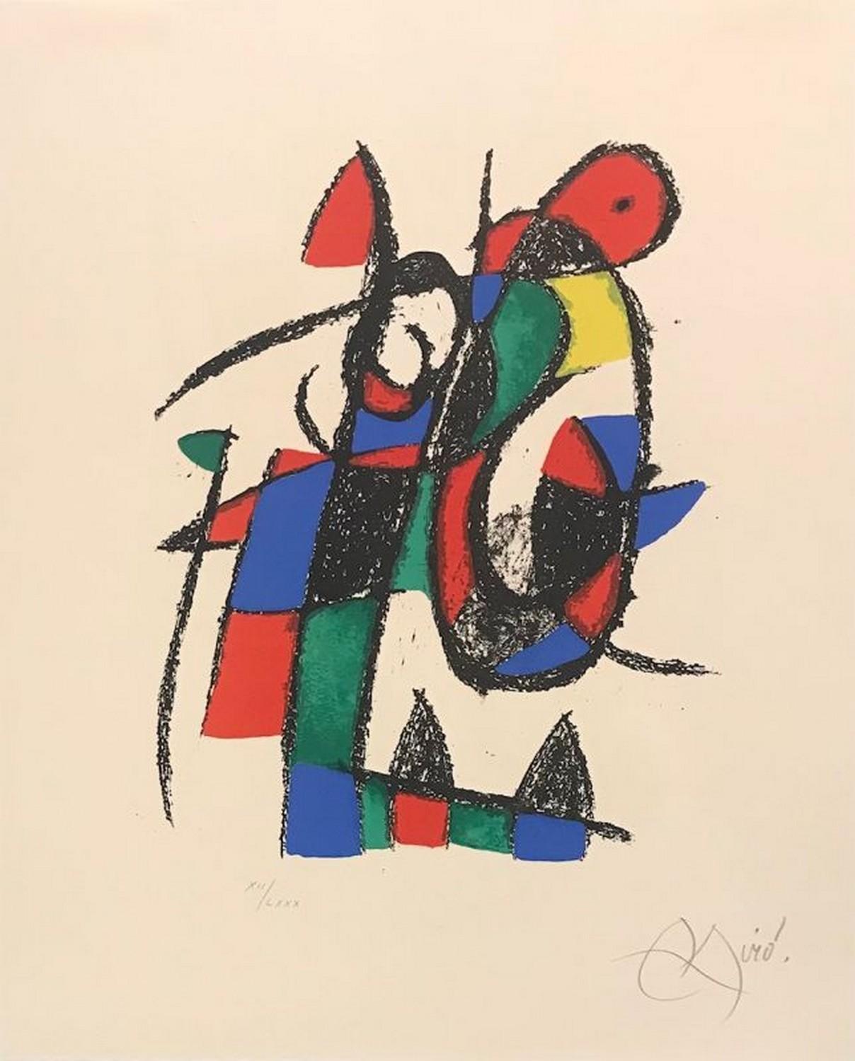 Joan Miró Abstract Print - Miro Lithographe II 