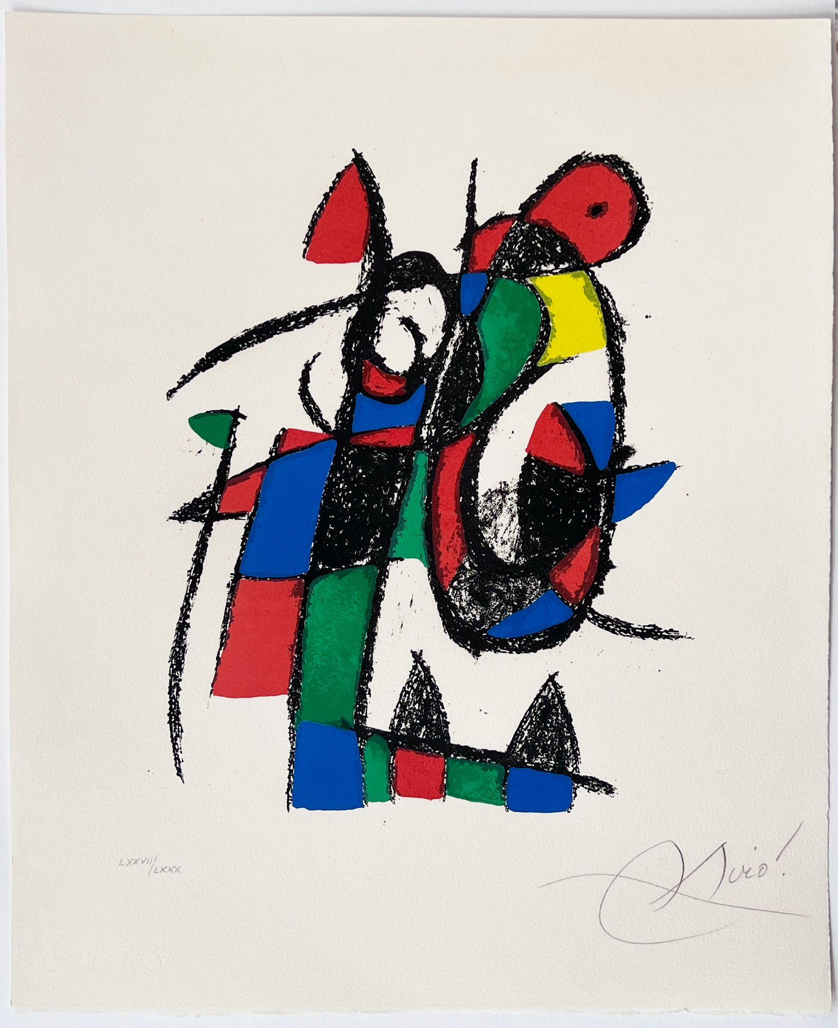 Miro Lithographe II (Planche 3) - Print di Joan Miró