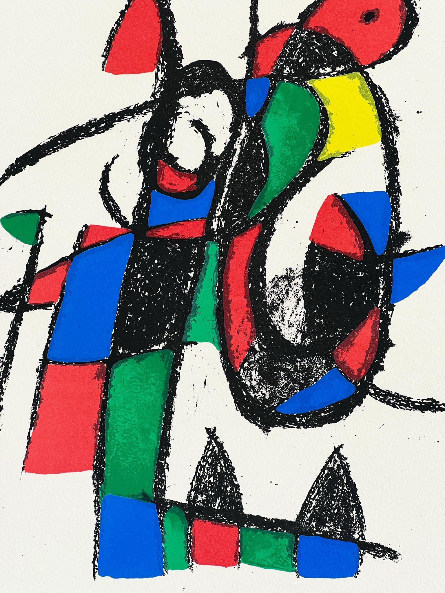 Miro Lithographe II (Planche 3) - Print Astratto di Joan Miró